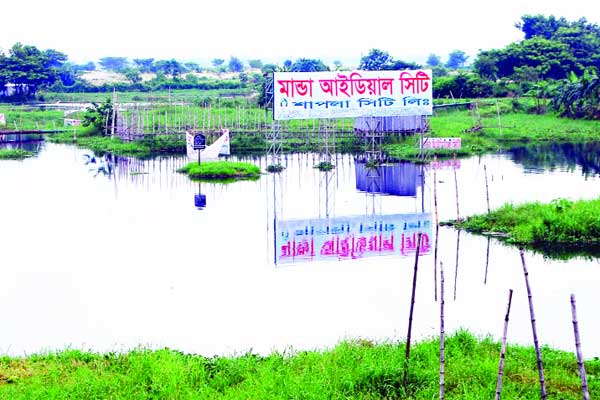 শাপলা সিটির নামে প্রতারণা অব্যাহত কোটি কোটি টাকা হাতিয়ে নিচ্ছে  এমডি বদরুদ্দোজা