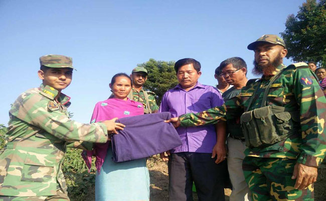 লংগদু জোনের অধীনে ১২শ’ কম্বল বিতরণ