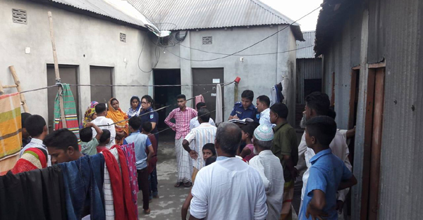 গেন্ডাকে মাদকমূক্ত করতে সাভার মডেল থানার উদ্যোগে এক ভীন্নধর্মী কার্যক্রম