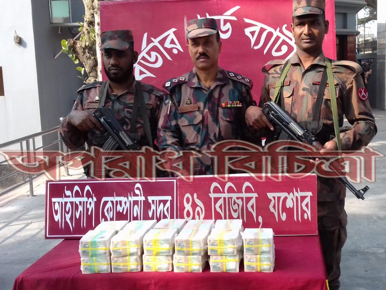 ভারতে পাচারকালে বেনাপোল চেকপোস্টে ৪৬ হাজার টাকার নতুন দুই টাকার নোট জব্দ করেছে বিজিবি