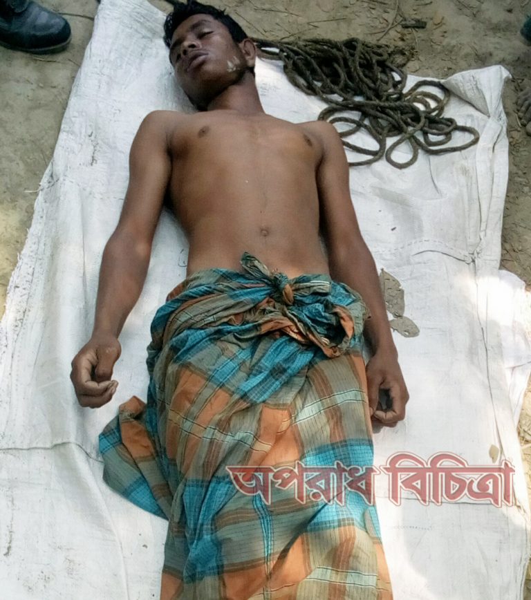 শমিনায় গলায় ফাঁস দিয়ে যুবকের মৃত্যু