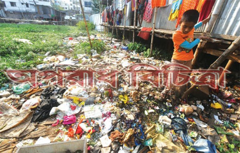 খাল আর জলাশয়গুলো যেন ময়লা-আবর্জনার ভাগাড়