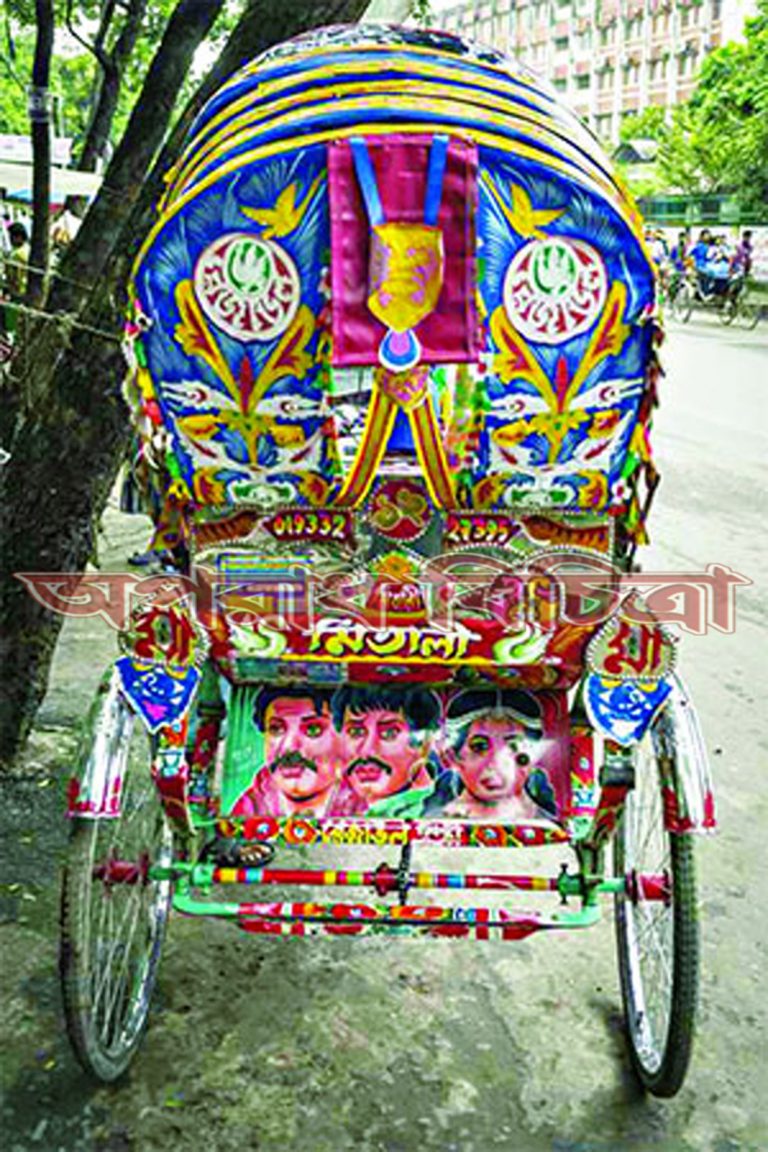 এর পেছনে বিরাট ভূমিকা পালন করে রিকশা