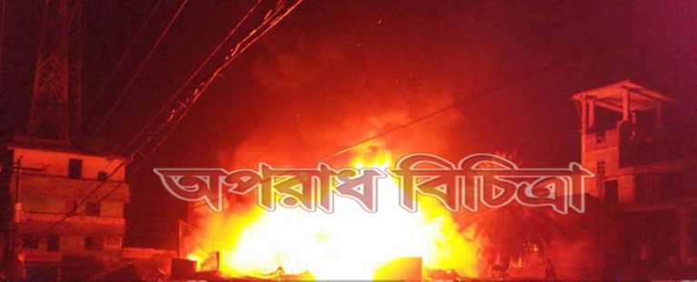 অগ্নিকান্ডে পুড়েছে ১১টি দোকান