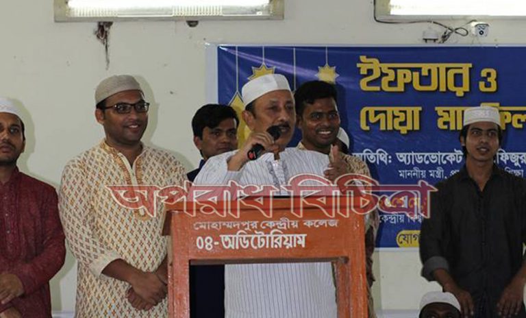 যারা মাদকবিরোধী অভিযানের সমালোচনা করছে তারাই মাদক ব্যবসার সাথে জড়িত