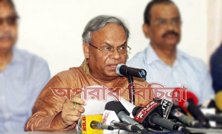 সড়ক-মহাসড়ক এখন ছোট ছোট খালে পরিণত : রিজভী