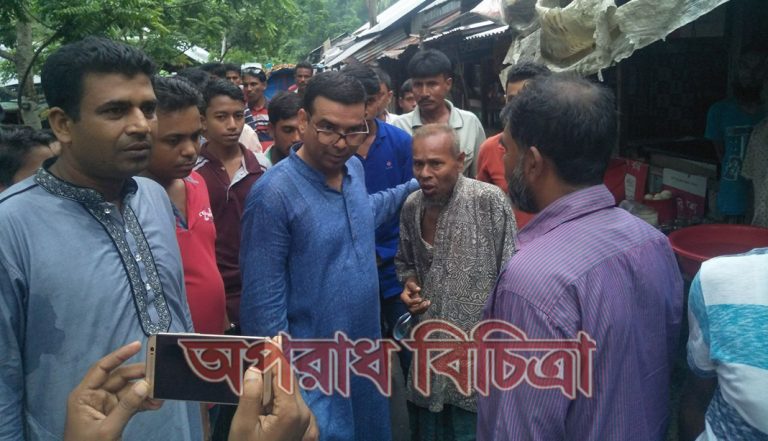 ঝালকাঠি -১ আসনের আওয়ামীলীগের মনোনায়ন প্রত্যাশী মনিরুজ্জামানের গনসংযোগ ও লিপলেট বিতরন