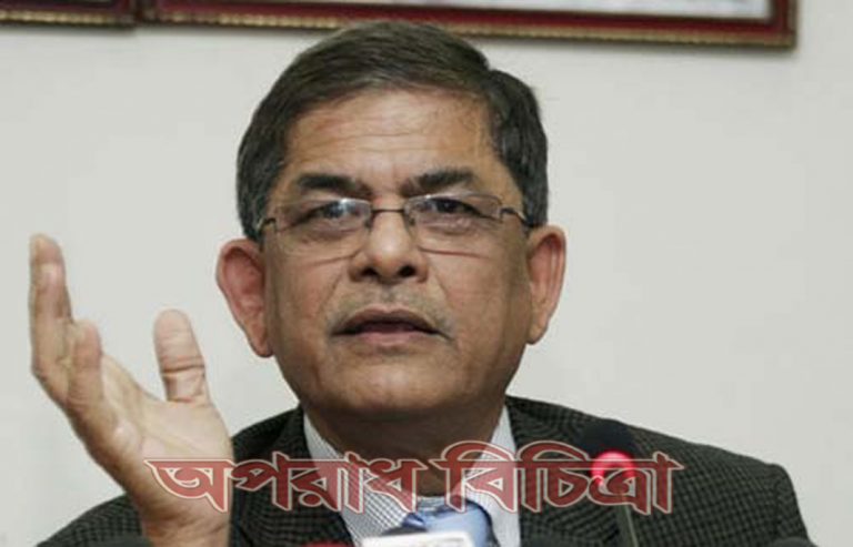 নৌমন্ত্রীর এই সেক্টরের বিশৃঙ্খলার উস্কানিদাতা -মির্জা ফখরুল