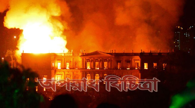 ধ্বংস হয়ে গেলো ব্রাজিলের জাতীয় জাদুঘরটি