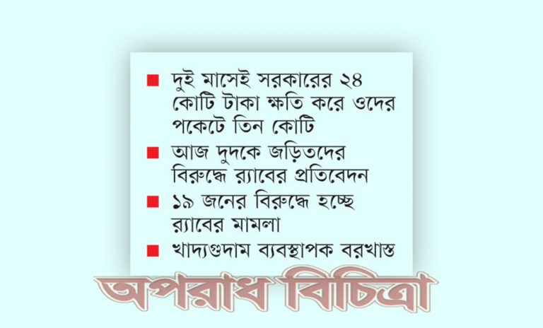কালোবাজারি বিরাট এক সিন্ডিকেটের তথ্য উদ্ঘাটন করেছে র‌্যাব