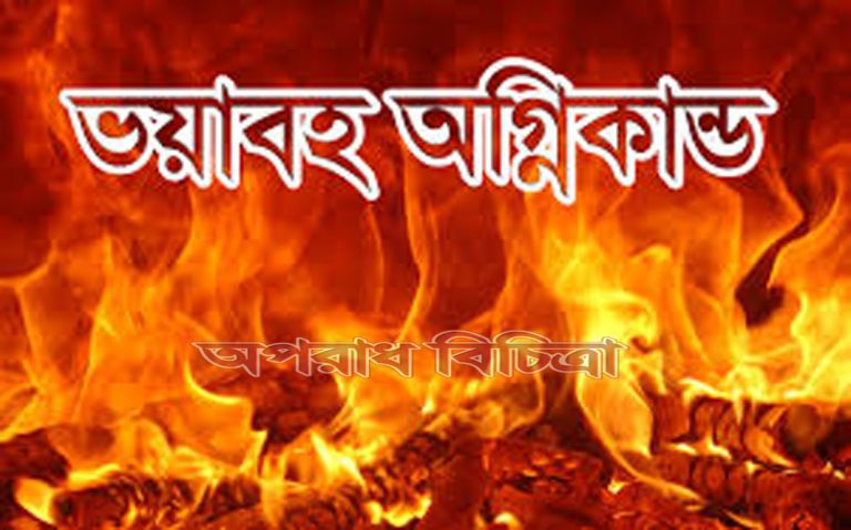 অগ্নিকাণ্ডে  ডালের মিলসহ ছয়টি গুদাম ভস্মীভূত