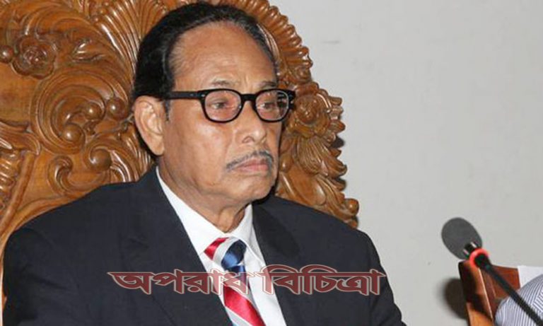 এরশাদ অসুস্থ হয়ে হাসপাতালে ভর্তি