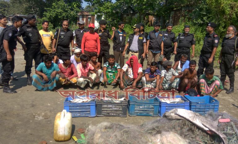 ইলিশ শিকার ঠেকাতে অবশেষে র‍্যাব অভিযান