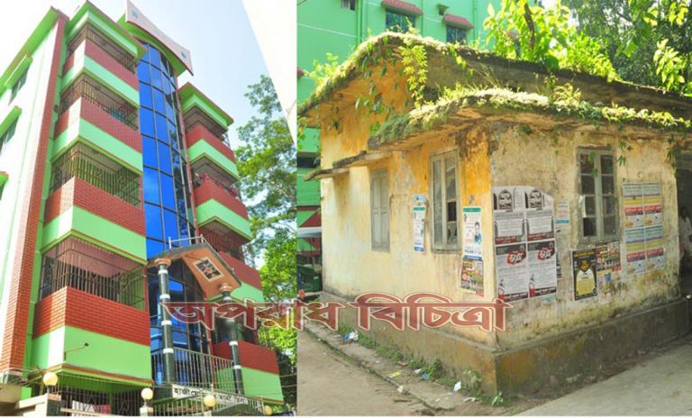অফিসের নিজস্ব ভবন না থাকায় দলিল করতে আসা লোকজনকে পোহাতে হচ্ছে দুর্ভোগ