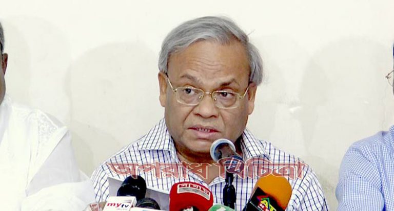 শেখ হাসিনার দু:শাসনের প্রকোপ প্রতিদিনই নুতন রূপ ধারন করেছে : রিজভী