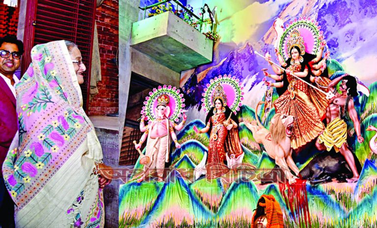 ‘বাংলাদেশে ধর্ম-বর্ণ-নির্বিশেষে সবাই যার যার অধিকার নিয়ে বসবাস করবে : প্রধানমন্ত্রী