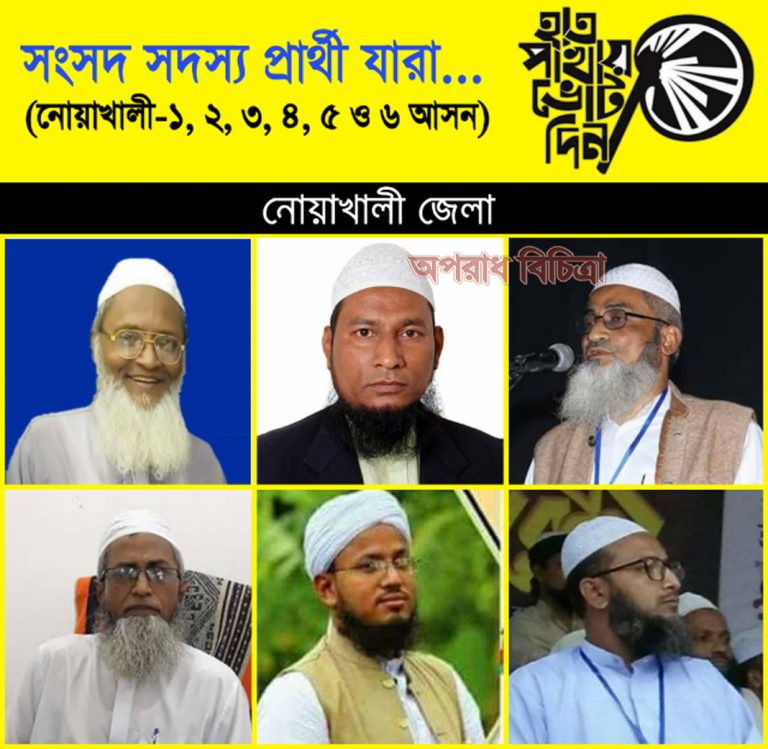 নোয়াখালীর ৬ আসনে ইসলামী আন্দোলন বাংলাদেশের প্রার্থী চূড়ান্ত