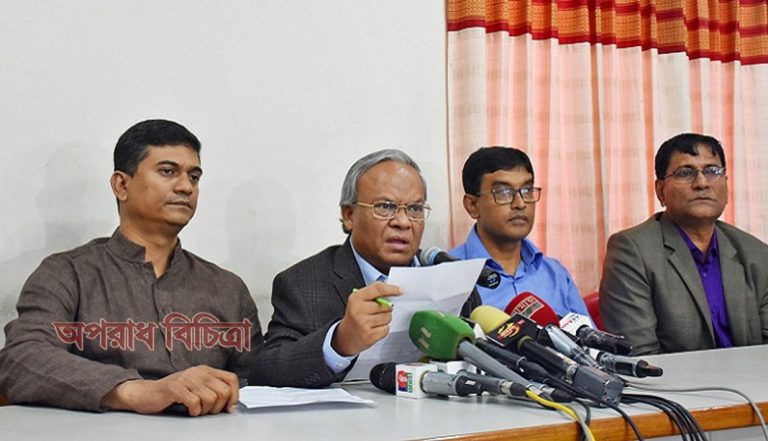 নির্বাচনের মাধ্যমে গণতন্ত্রের শেষ চিহ্নের ওপর ধেয়ে এসেছে মহাদুর্যোগ : রিজভী