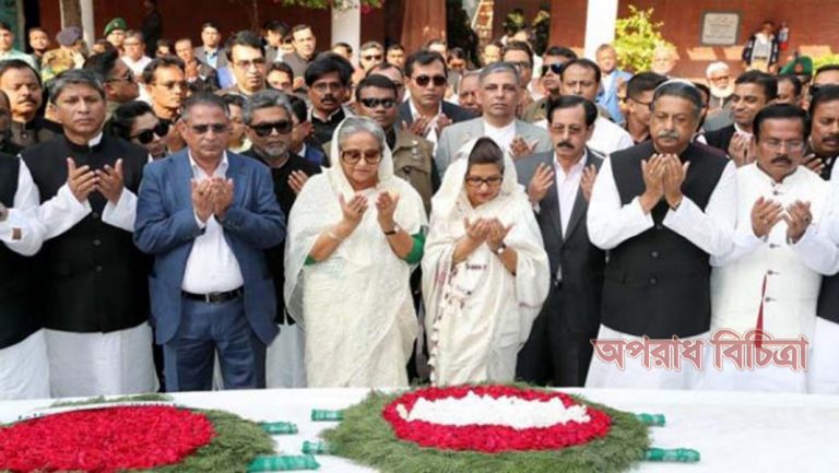 প্রধানমন্ত্রীর নতুন মন্ত্রীদের নিয়ে বঙ্গবন্ধুর সমাধিতে শ্রদ্ধা জানালেন