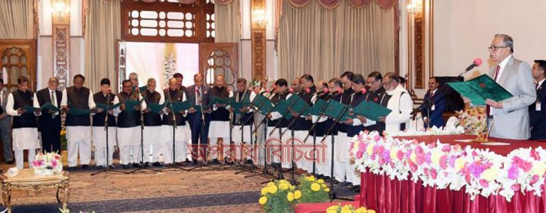 নতুন মন্ত্রিসভার ৪৭ সদস্য শপথ নিয়েছেন