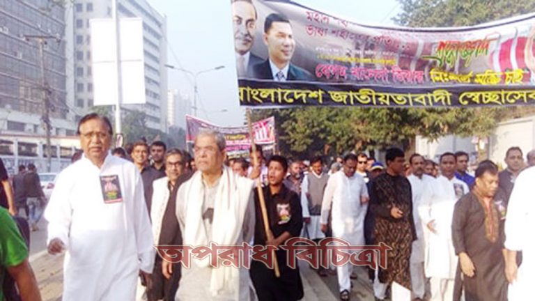 স্বাধীনতা ও একুশের চেতনা আজ ভূলুণ্ঠিত: মির্জা ফখরুল