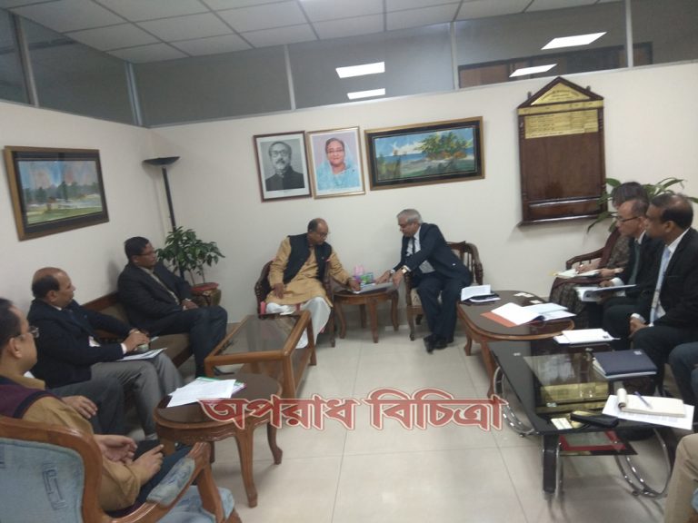 রেলপথ মন্ত্রীর সাথে এডিবির কান্ট্রি ডিরেক্টরের সাক্ষাত