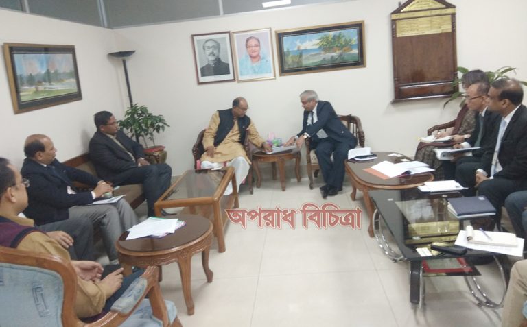 রেলপথ মন্ত্রীর সাথে এডিবির কান্ট্রি ডিরেক্টরের সাক্ষাত