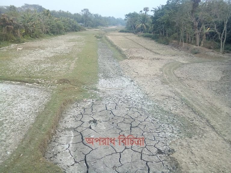 ভৈরব নদীর পানির অভাবে বোরো আবাদ ব্যাহত