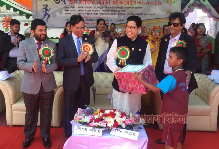 শিক্ষার্থীদের মননশীল করে গড়ে তুলতে আরো বেশী ক্রীড়া প্রতিযোগিতার আয়োজন করা প্রয়োজন- প্রতিমন্ত্রী ফরহাদ হোসেন