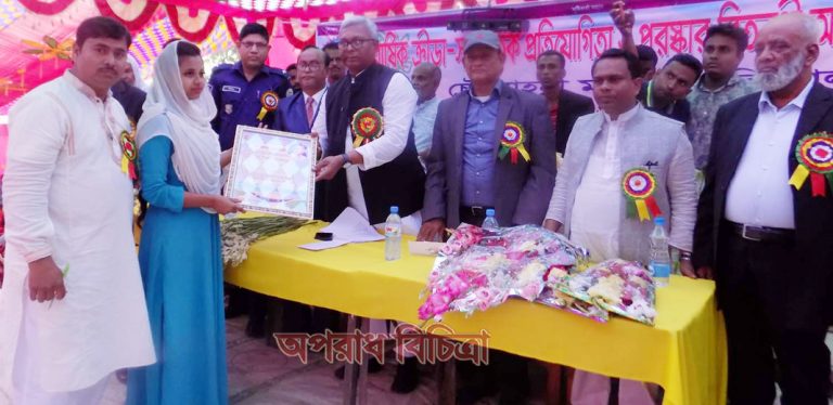 উজিরপুরে চৌমোহনী মাধ্যমিক বিদ্যালয়ের ৩৩তম বার্ষিক ক্রীড়া ও পুরস্কার বিতরণী অনুষ্ঠানে-এমপি শাহে আলম