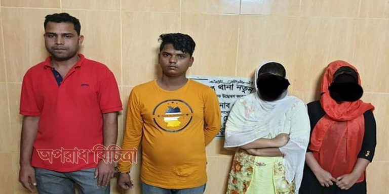 গেষ্ট হাউজ থেকে পতিতা ও খদ্দের আটক