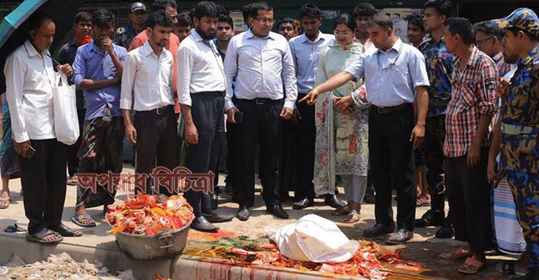 নোংরা ও অস্বাস্থ্যকর পরিবেশে খাদ্যপণ্য তৈরি