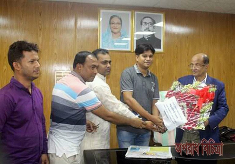 শিল্প প্রতিমন্ত্রীর সাথে নারায়ণগঞ্জের গণমাধ্যমকর্মীদের সৌজন্য সাক্ষাৎ