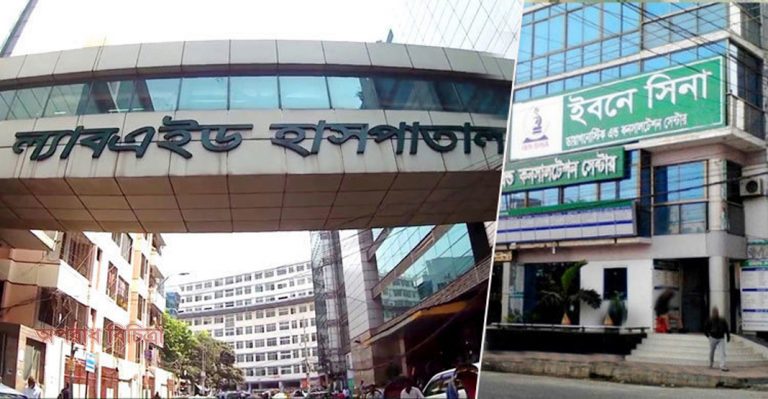 ল্যাবএইড ও ইবনে সিনাকে ৯০ হাজার টাকা জরিমানা