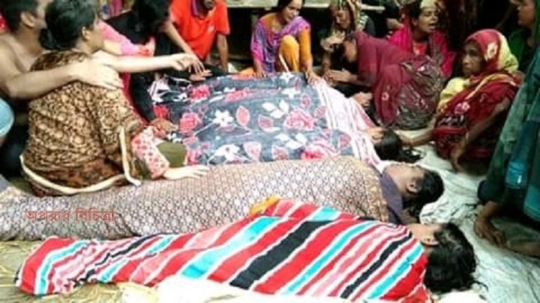 বন্যার পানিতে আনন্দ করতে গিয়ে প্রাণ হারাল পাঁচ জন মেয়ে