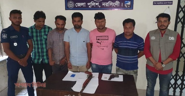 ইউপি সদস্যসহ ৫ জন গ্রেপ্তার