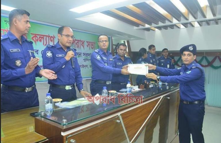 ওসি এএফএম সায়েদ জেলার শ্রেষ্ঠ পুলিশ অফিসার নির্বাচিত