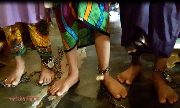 ২৪ ঘণ্টাই লোহার শিকলে তালাবন্দি ৩ মাদরাসা ছাত্রের