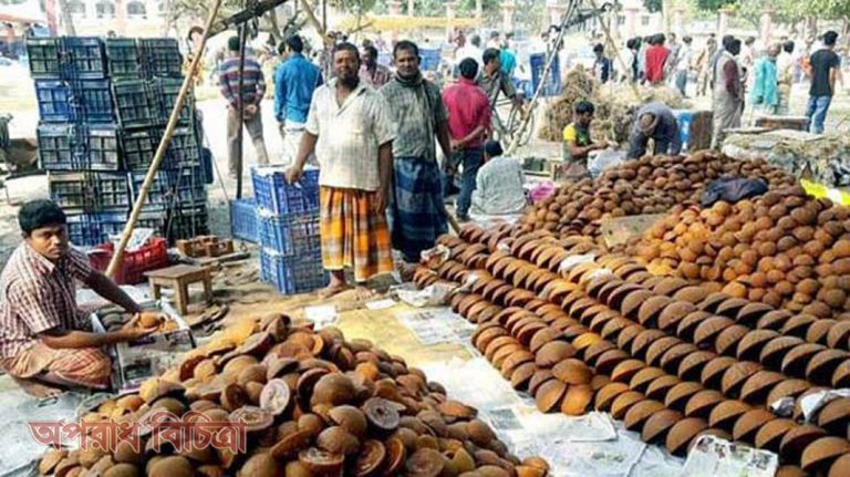 চিনি মেশানো ভেজাল গুড় এখন সারাদেশের হাটবাজারে সয়লাব