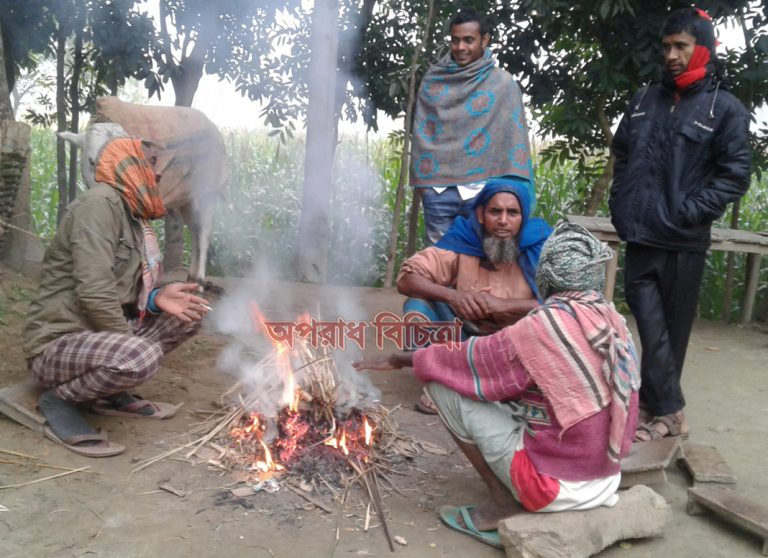 কুড়িগ্রামের,রৌমারী-রাজিবপুরে জেকে বসেছে শীত দিশাহারা হতদরিদ্ররা শীতবস্ত্রের চরম ভোগান্তি দেখা দিয়েছে