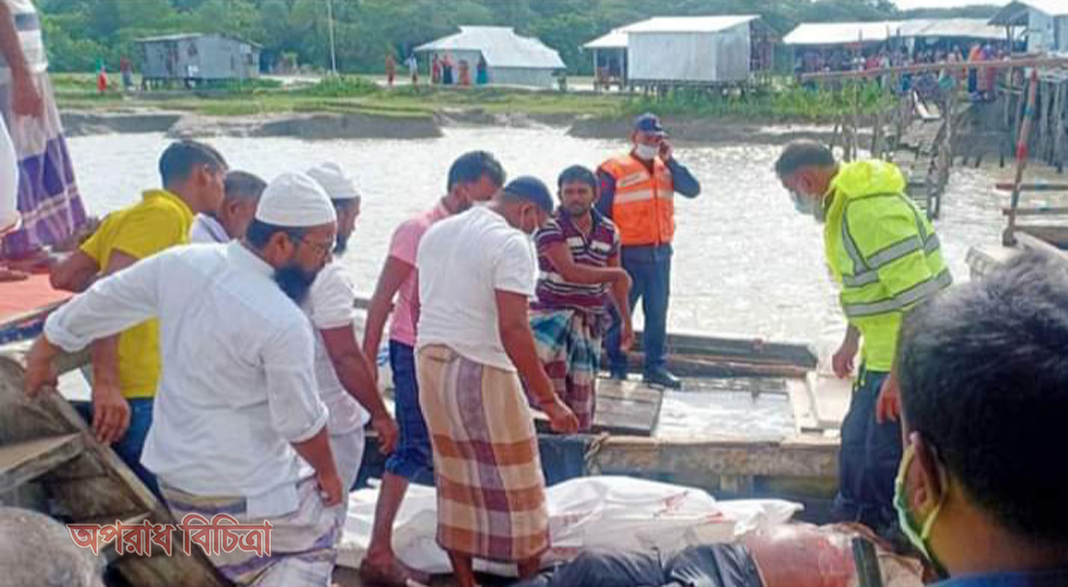 রাঙ্গাবালীতে স্পিডবোট ডুবির ঘটনায়  নিখোঁজ ৫ জনের মৃতদেহ উদ্ধার