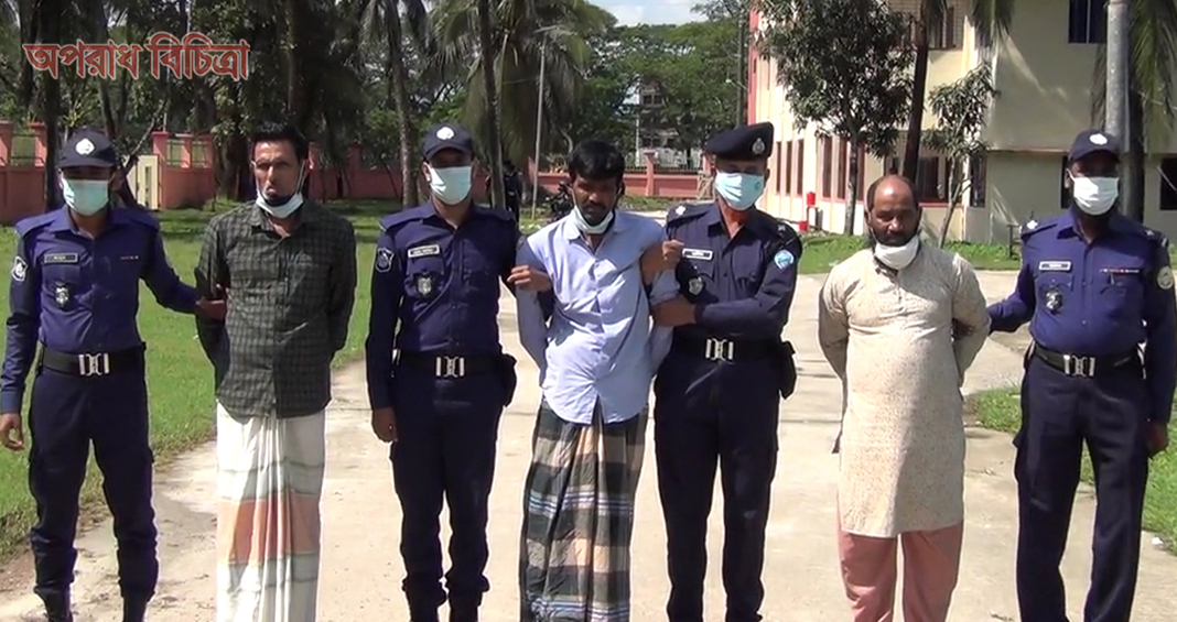 কলাপাড়ায় সাবেক ইউ,পি সদস্য হত্যা মামলার রহস্য উদঘাটন,শ্বশুরসহ ৩জন গ্রেপ্তার