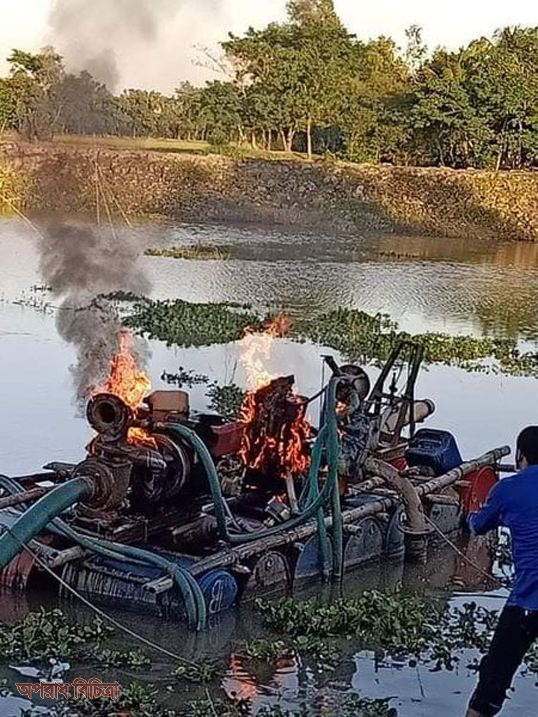 আজমিরীগঞ্জে প্রশাসনের অভিযানে অবৈধ প্লাস্টিক পাইপসহ ড্রেজার মেশিন জব্দ