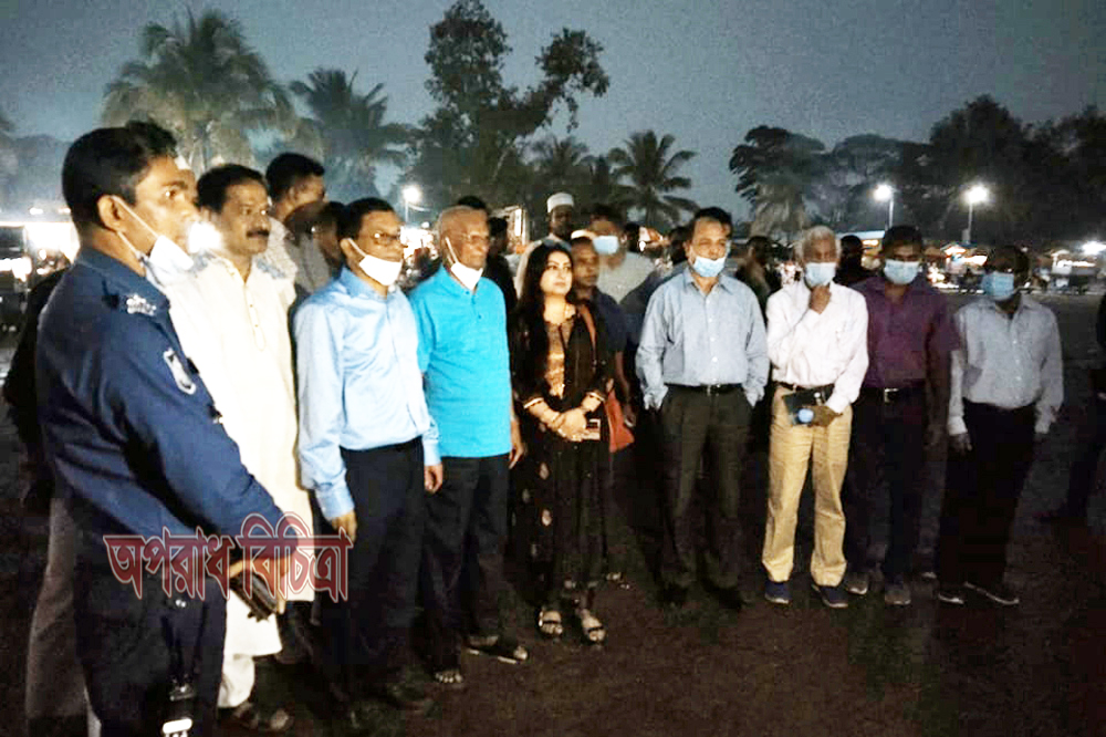 কুয়াকাটা সৈকতের ভাঙ্গন কবলিত এলাকা পরিদর্শণ করলেন উপমন্ত্রী এনামুল হক শামীম