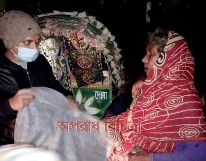 আজমিরীগঞ্জ  শীতবস্ত্র নিয়ে ছিন্নমূলদের পাশে ইউএনও