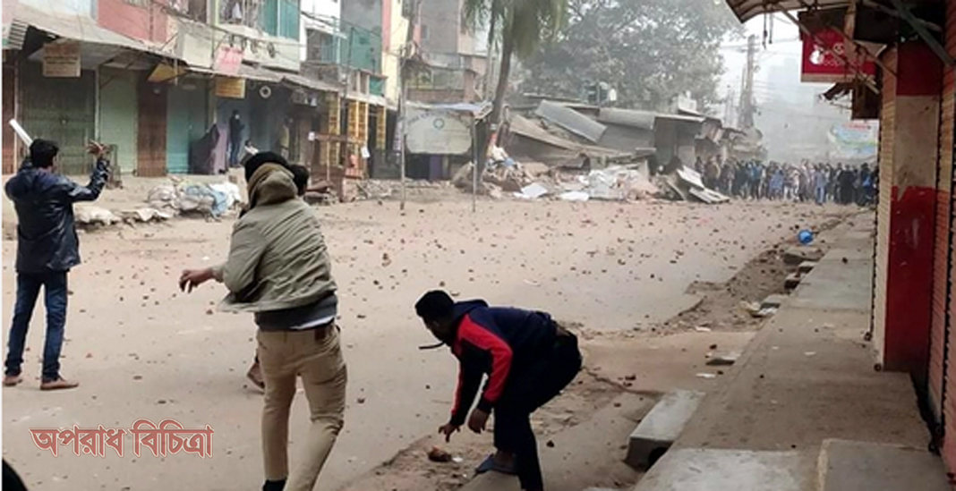 মিরপুরে ডিএনসিসির উচ্ছেদে ধাওয়া-পাল্টা ধাওয়া