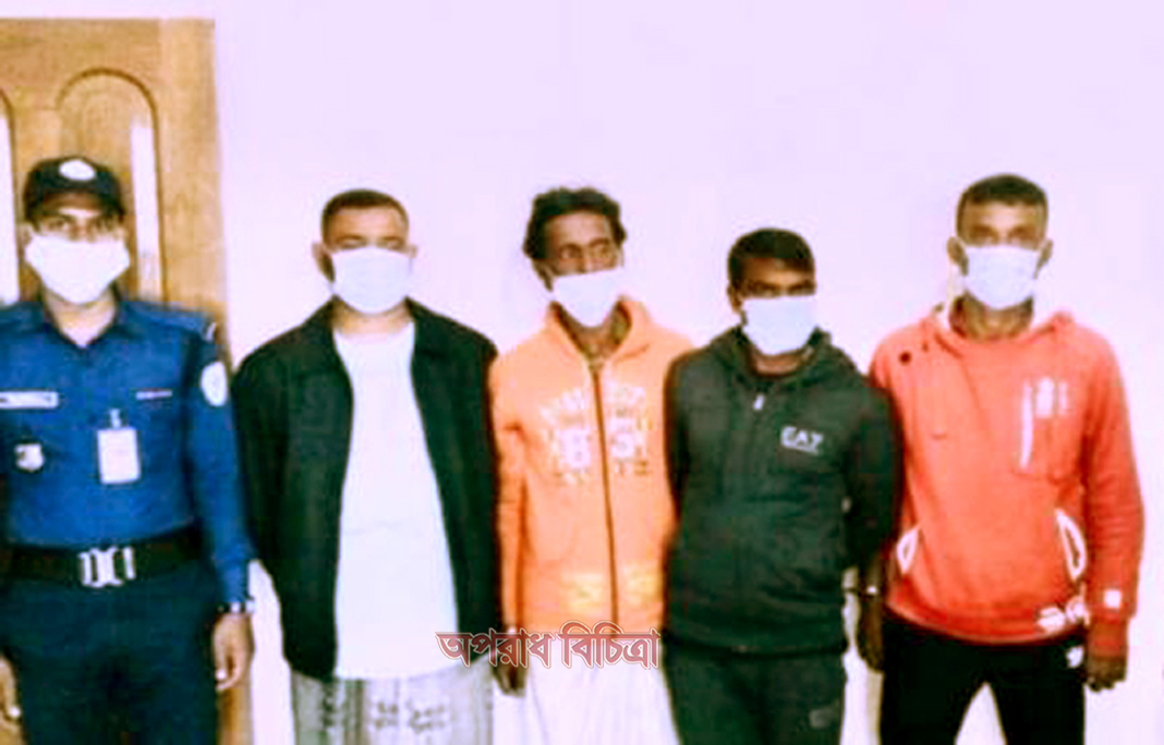 সুনামগঞ্জে মাদক ব্যবসায়ি ও ডাকাতসহ গ্রেফতার ৬