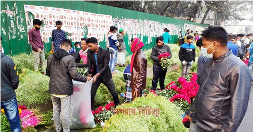 চাঙ্গা শাহবাগের ফুলের বাজার