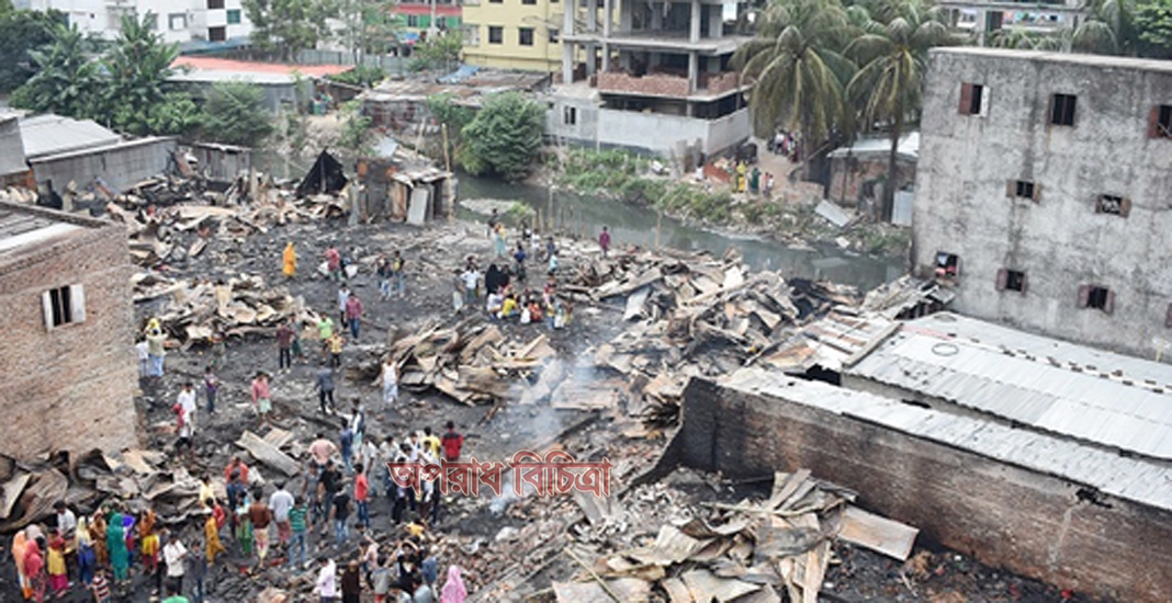পক্ষাঘাতে অচল জীবন আগুনে পুড়ে অঙ্গার