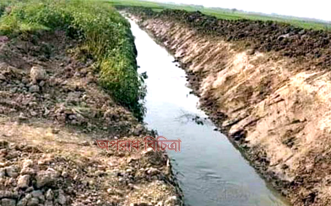 ছাতকে খাল খনন প্রকল্পে অনিয়মের অভিযোগ